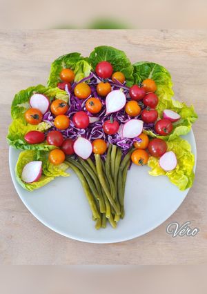 Une photo de On se régale avec une belle salade de tomates cerises