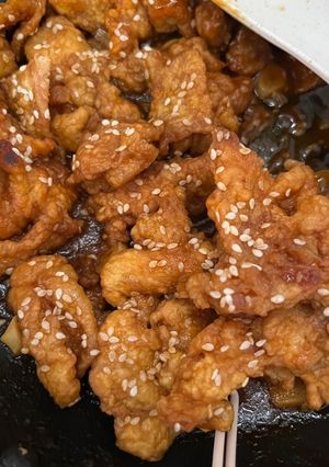 Foto resep Ayam fillet saos wijen madu