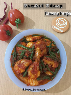 Foto resep ✔️27. Sambel udang kacang panjang