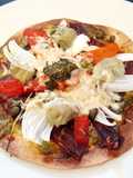 Pizzetas explosiva de sabores y colores 🎨 (y sin masa)