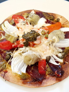 Una foto de Pizzetas explosiva de sabores y colores 🎨 (y sin masa)