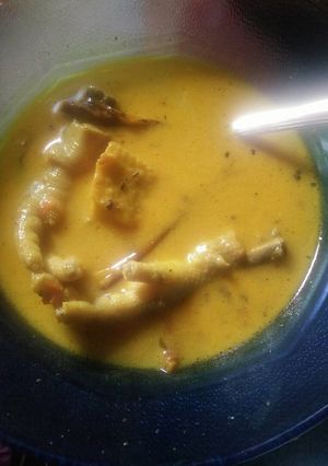Foto resep Ceker ayam kuah santan gurih