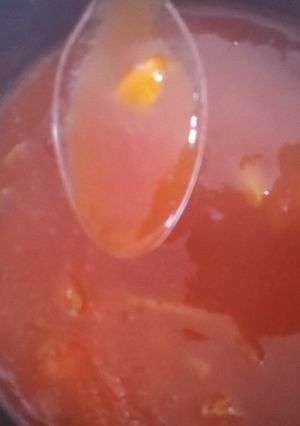 A picture of Tomato soup.