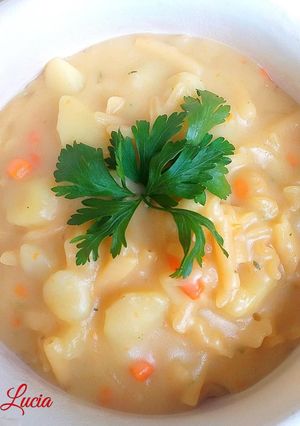 Foto di Pasta e patate cremosa