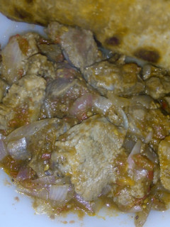 A picture of Boiled meat.
