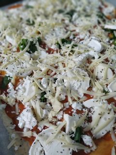 Una foto de Masa de pizza rápida sin amasar