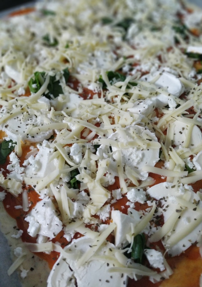 Una foto de Masa de pizza rápida sin amasar