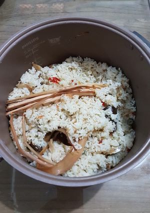 Foto resep Nasi liwet sunda ricecooker