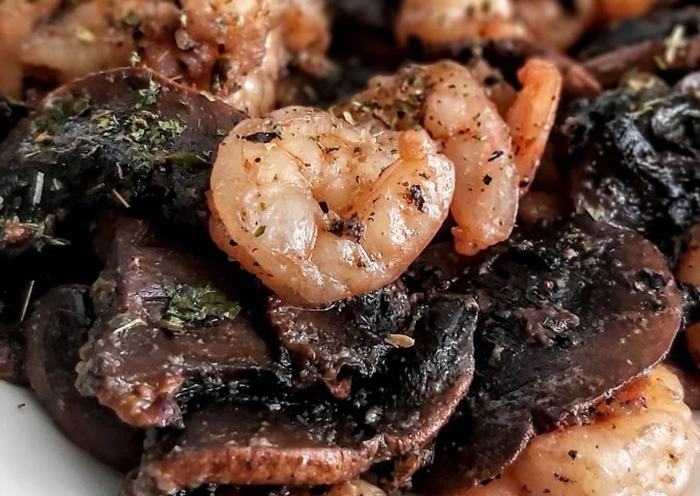 PORTOBELLO🍄Y🍤Camarones al Ajillo...!