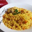 Arroz con conejo y pollo