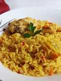Arroz con conejo y pollo