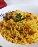Arroz con conejo y pollo