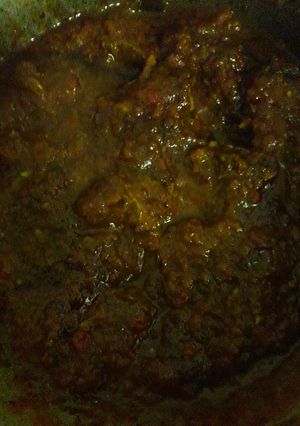 Una foto de Tuco con carne sin aceite, muy sano y natural#essenTamara#familia