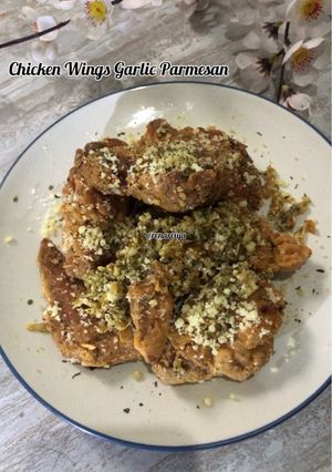 Foto resep Chicken Wings Garlic Parmesan