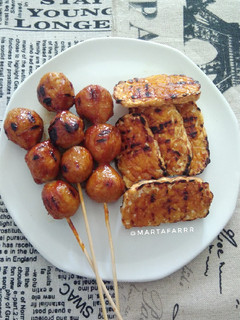 Foto resep Bakso bakar dan tempe bakar