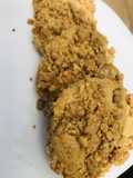Peanuts and yoghurt cookies