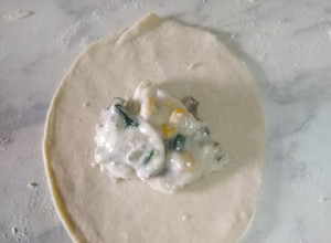 Una foto de Pino de empanada vegetariana