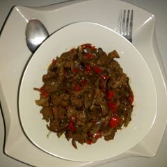 A picture of Simple beef sauce.