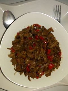 A picture of Simple beef sauce.