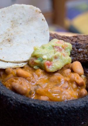 Una foto de Frijoles charros