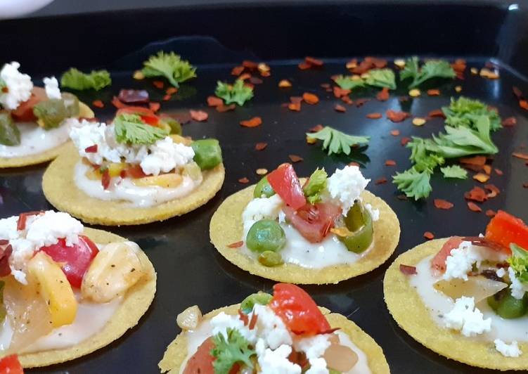 Recipe of Any-night-of-the-week Mini khakhra bites