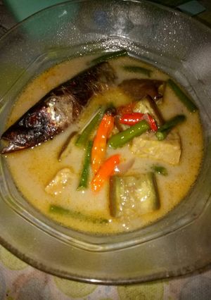 Foto resep Sayur lodeh ikan asap