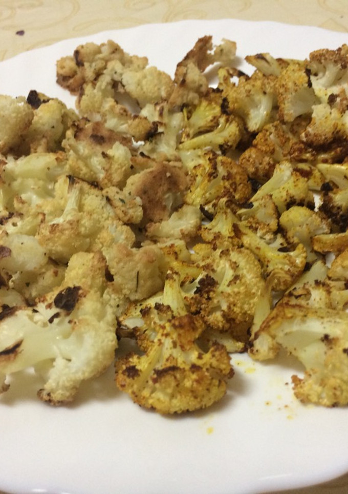Una foto de Coliflor especiada al horno (2 opciones)Apta para diabéticos