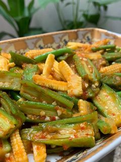 Foto resep Tumis Okra dkk