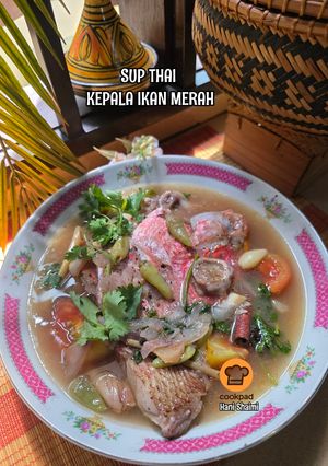 Gambar 5:6:26 - Sup Thai Kepala Ikan Merah