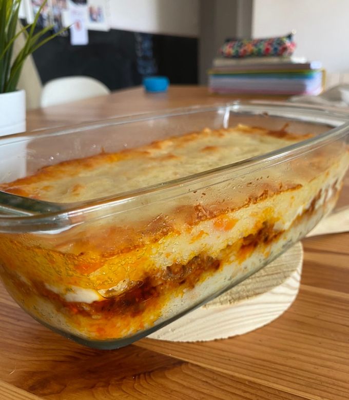 Foto principal de Pastel de patata y carne picada fácil y rico