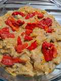 Salsa guarnición de champignones