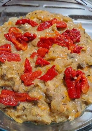 Una foto de Salsa guarnición de champignones