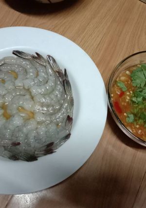 รูปของ กุ้งแก้วแช่น้ำปลา