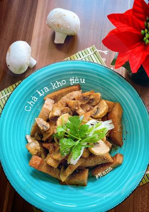 Hình của món Chả lụa kho tiêu 🥢🥢🥢.