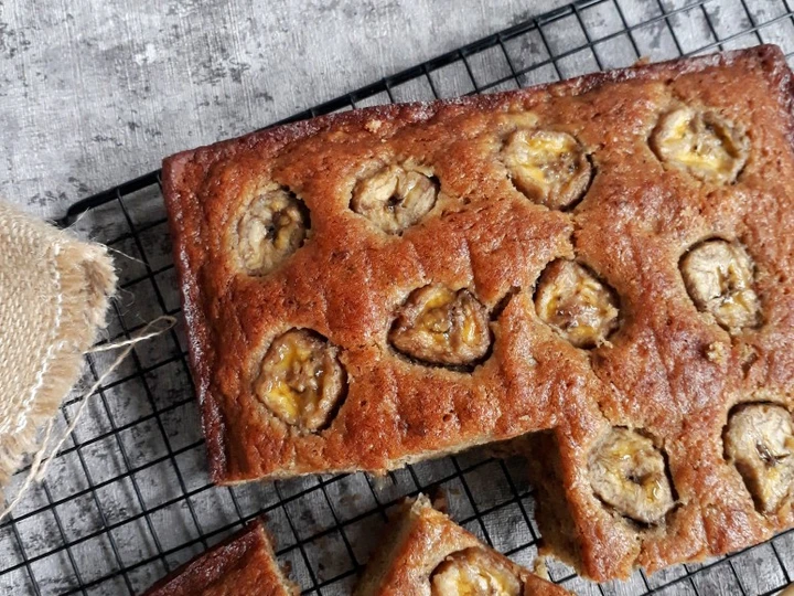 Cara Gampang Membikin Resep Simple &amp;amp; Moist Banana Cake yang Lezat Anti Ribet, Mantap Sekali