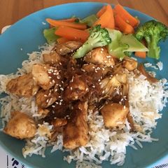 A picture of Healthy and easy Teriyaki Chicken.