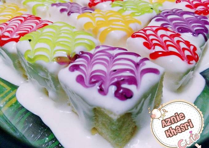 Resipi Kek Cheese With 4 Mix Topping Oleh Aznie Khasri Cookpad