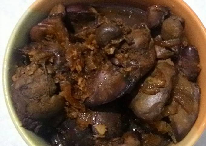 Semur ati ampela ayam