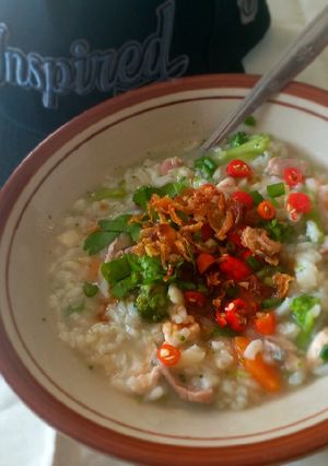 Foto resep Bubur nasi / moe