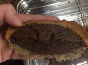 Una foto de queque avena cacao