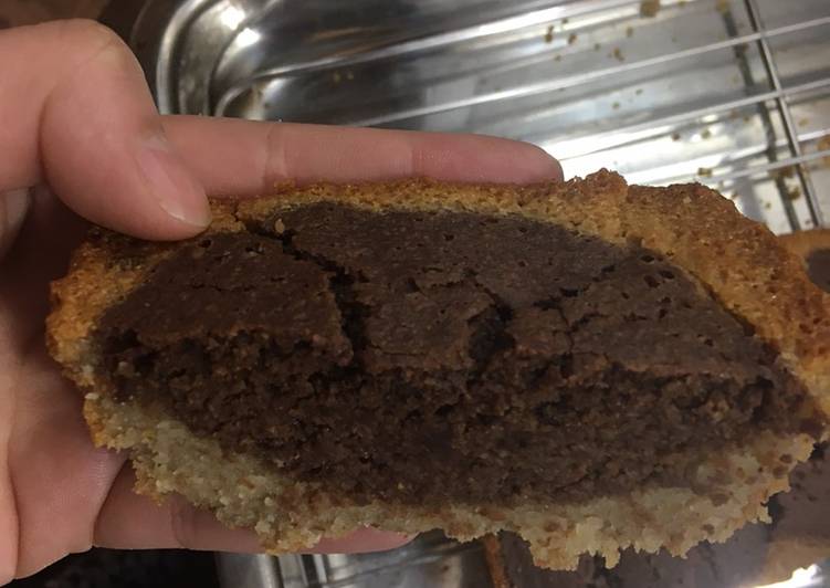 Queque o bizcocho de avena cacao