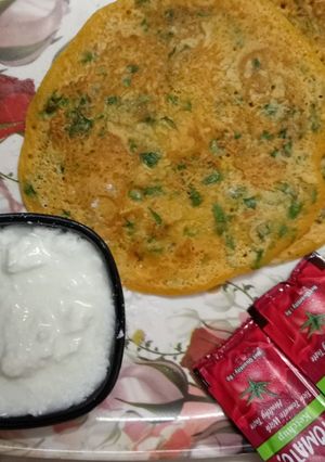 મેથી ગાર્લિક પુડલા (Methi Garlic Pudla Recipe In Gujarati) રેસીપી મુખ્ય ફોટો