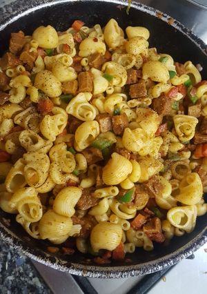 A picture of Chicken Pasta.