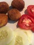 Croquetas de pollo con queso crema Philadelphia
