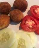 Croquetas de pollo con queso crema Philadelphia