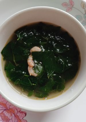 Hình của món Canh rau ngót.