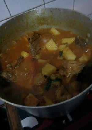 A picture of Yam pottage.