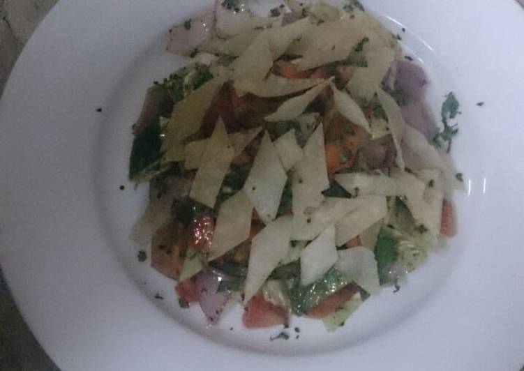 Steps to Prepare Speedy Fattoush Salad