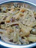 Kopi mulo chorchori (cauliflower  stem and radish  stir fry)