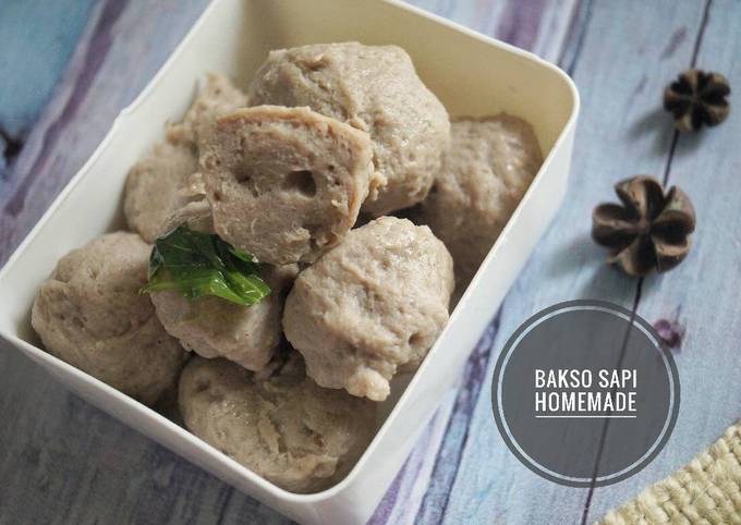 Resep Bakso Sapi Kenyal Pakai Blender Oleh Tata Cookpad